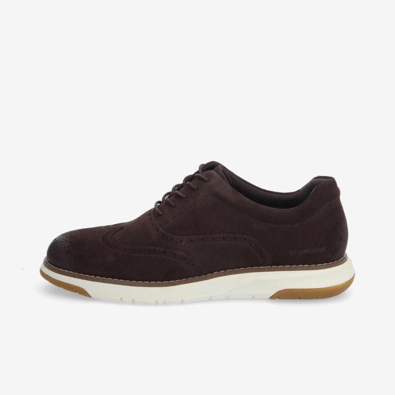 ECHO II BROGUE M - OILY SUEDE - MARRON